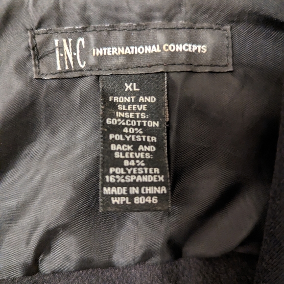 INC-INTERNATIONAL CONCEPTS FAUX SUEDE JACKET - Picture 3 of 4
